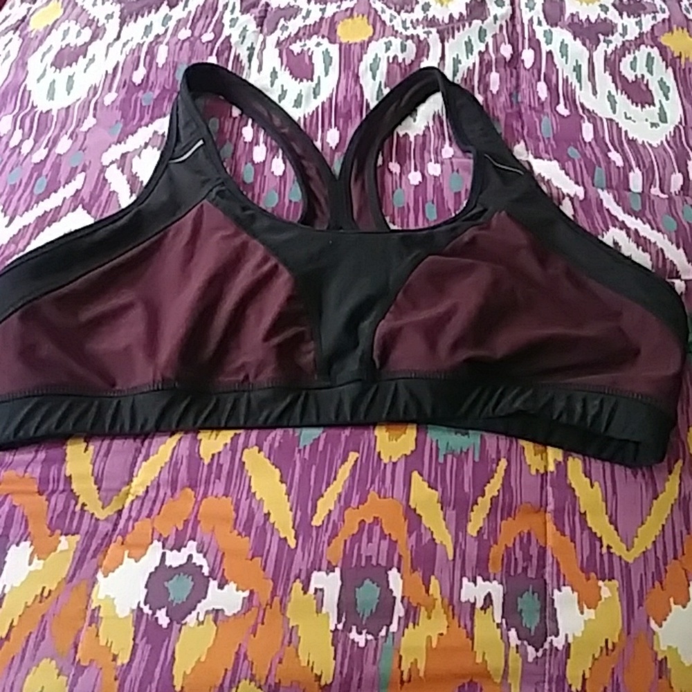 Black and burgundy sports